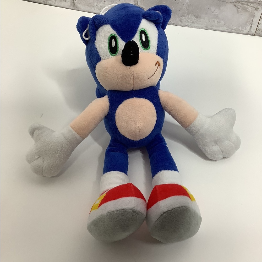 Sonic The Hedgehog Large 12" Plush Stuffed Animal Toy Sega Tomy Video Game